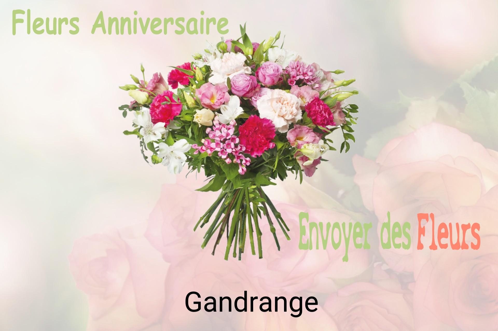 Bouquet de fleurs d’anniversaire livré à Gandrange